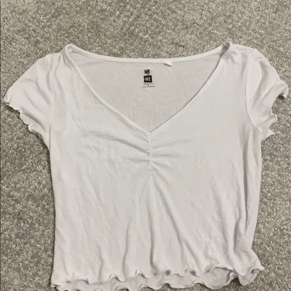 White Crop Top